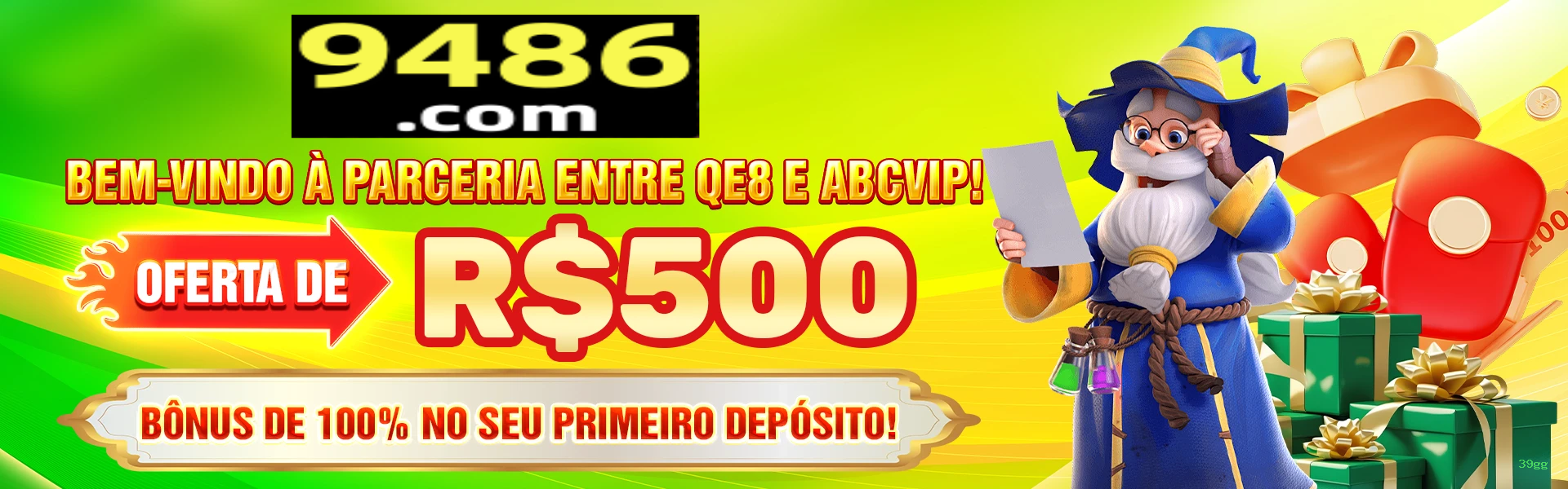 Imagem promocional do programa VIP da 39gg